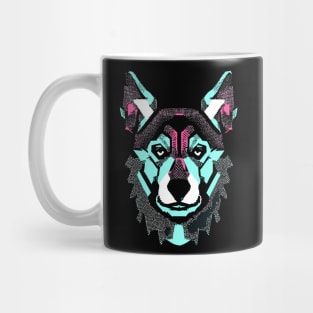 Dog ' Retro Style Geometric Mug